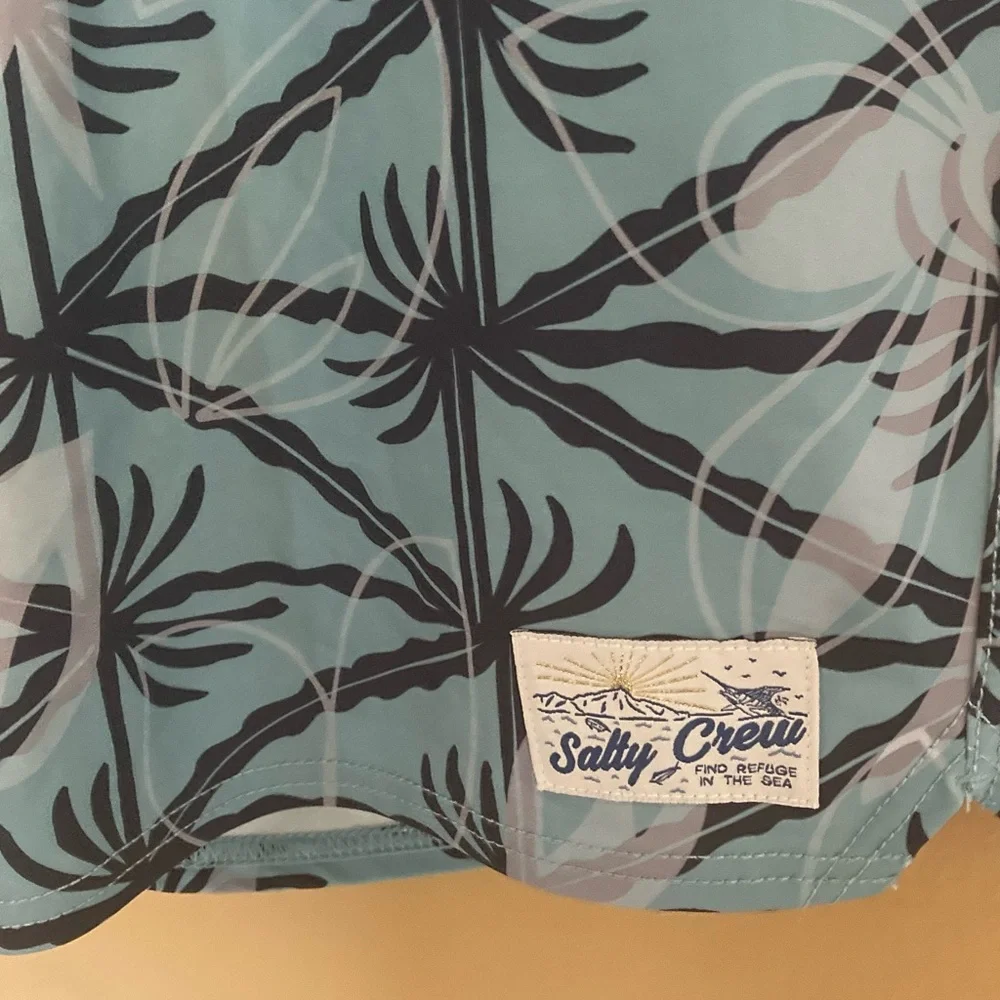 Salty Crew Tropical Patterned Swim Shorts - Picture 2 of 8